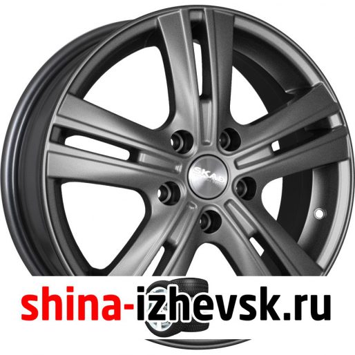 Колесный диск СКАД Багира 6xR16 5×114.3 ET51 DIA67.1 черно-серый цвет с перламутровыми оттенками в Ижевске